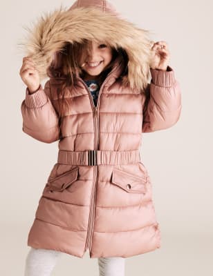 m & s girls coats