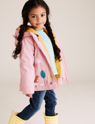 marks and spencer girls coat
