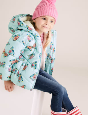 m&s girls winter coats