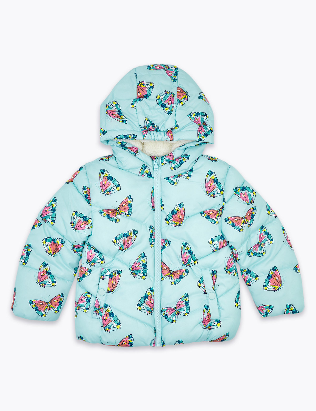 Stormwear™ Butterfly Print Padded Coat