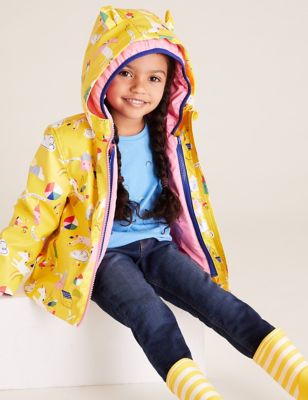 Manteau 3-en-1 à motif licorne, doté de la technologie Stormwear™ (du 2 au 7 ans) - Yellow Mix