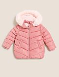 Stormwear™ Faux Fur Lined Hooded Padded Coat (2-7 Yrs)