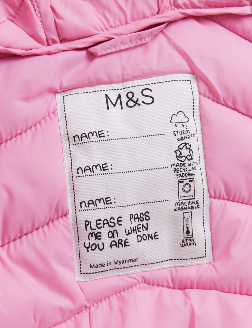 Stormwear™ Lightweight Padded Coat (2-7 Yrs) image 6