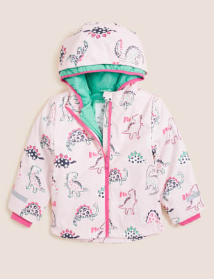 Girls best sale dinosaur coat