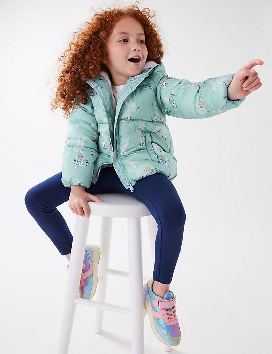 Παλτό Stormwear™ με ενίσχυση και print με λαγουδάκια (2-7 ετών)