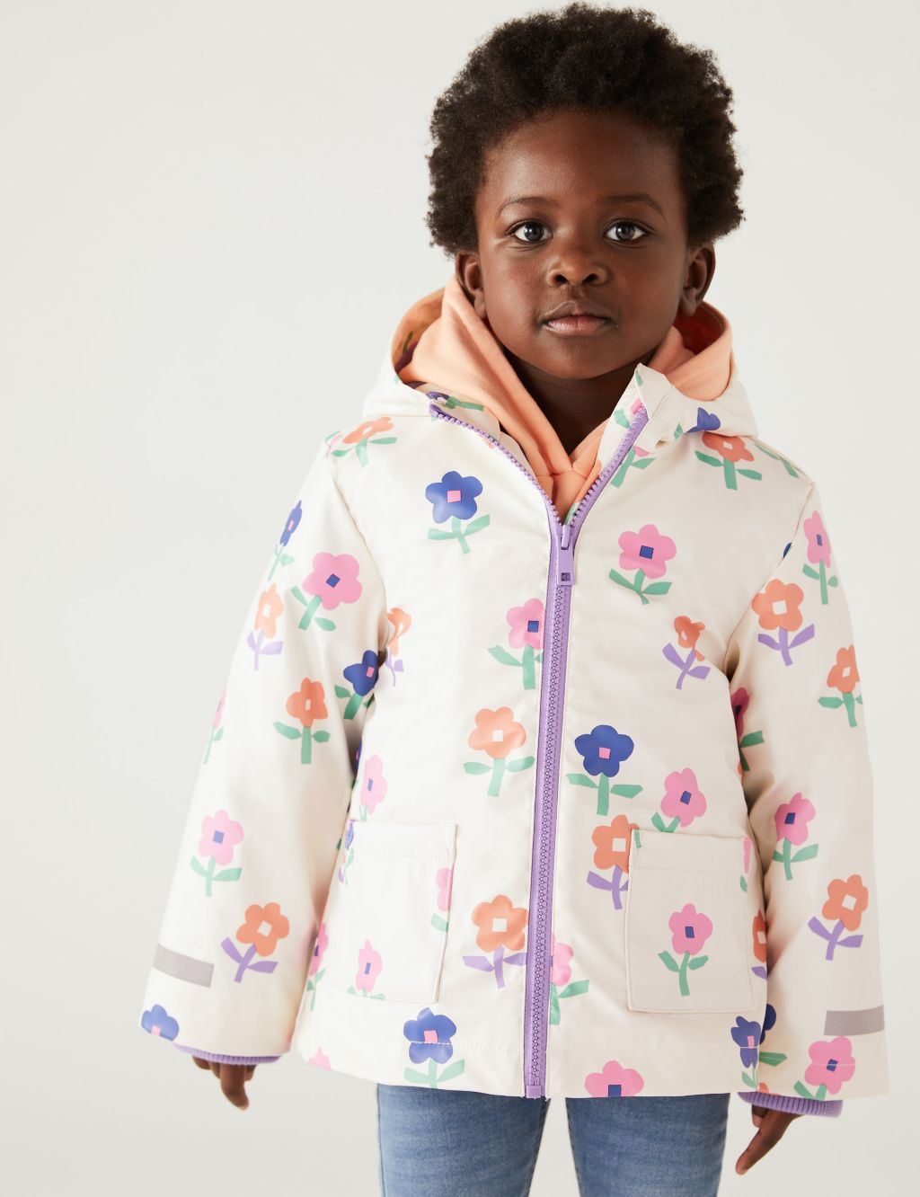 3-in-1 Stormwear™ Floral Fisherman Coat (2-8 Yrs) image 2