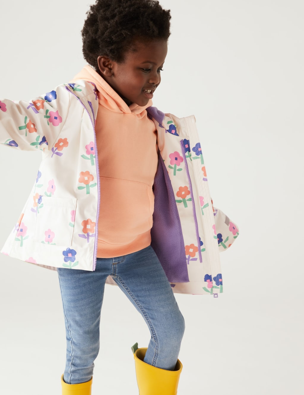 3-in-1 Stormwear™ Floral Fisherman Coat (2-8 Yrs) image 5