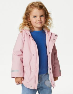 

Girls M&S Collection Stormwear™ Hooded Fisherman Coat (2-8 Yrs) - Pink, Pink