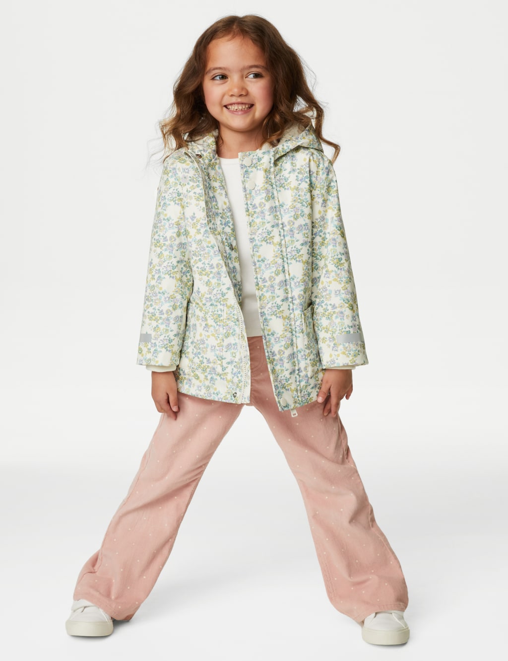 Stormwear™ Floral Hooded Fisherman Coat (2-8 Yrs) image 1
