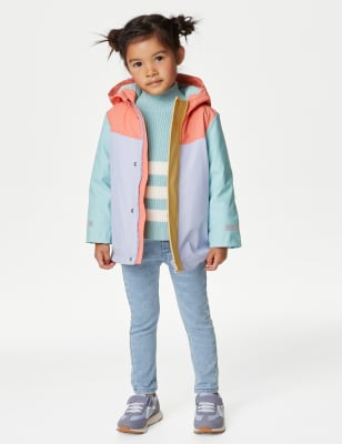 

Girls M&S Collection Stormwear™ Hooded Fisherman Coat (2-8 Yrs) - Multi, Multi