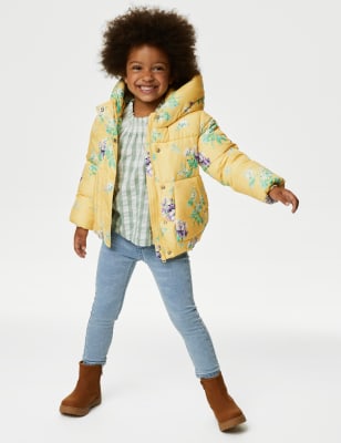 Girls yellow 2025 padded coat