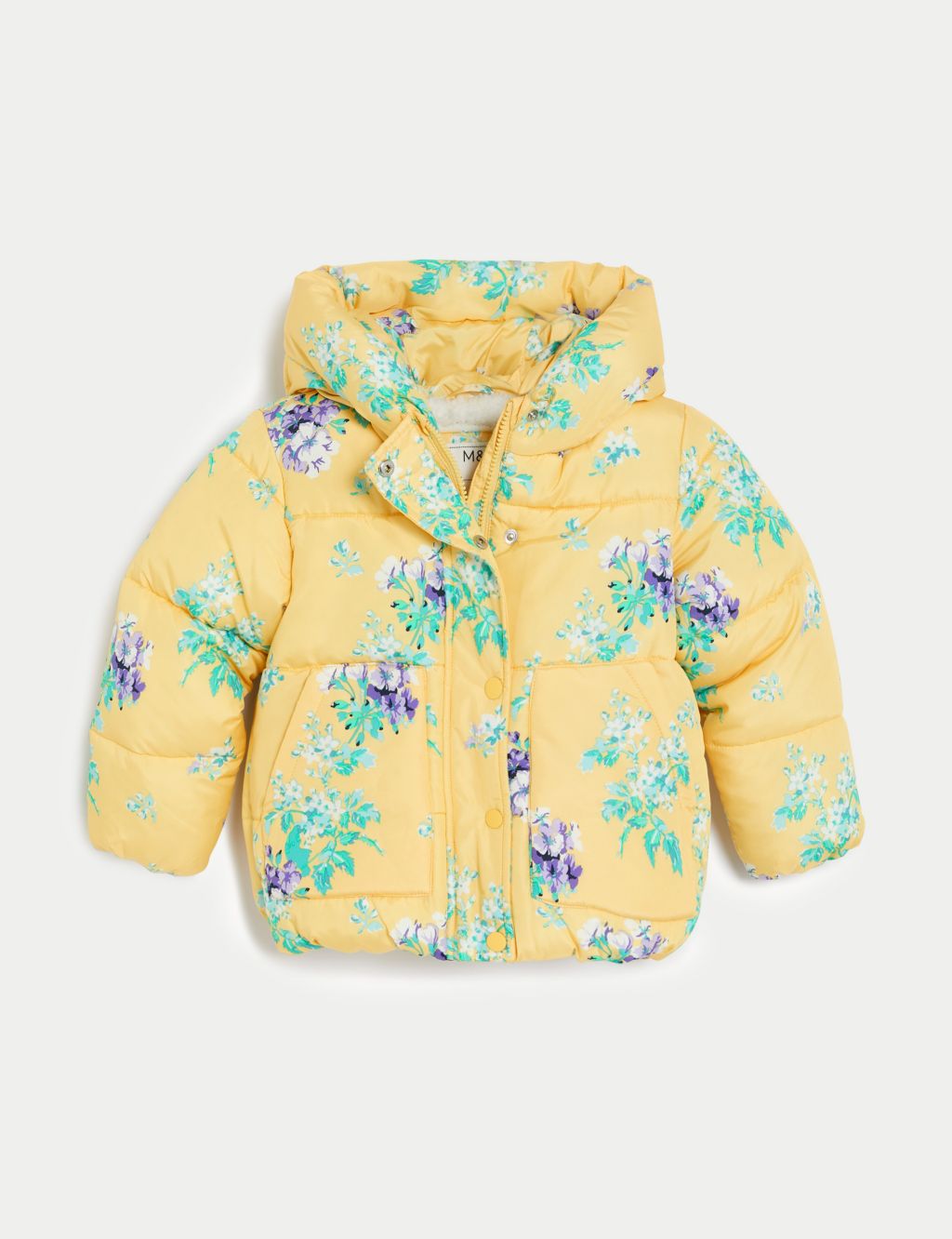 Stormwear™ Floral Padded Hooded Coat (2-8 Yrs) image 2