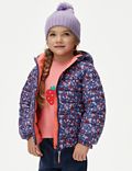 Leichte, wattierte Stormwear™-Jacke mit Blumenmuster (2–8 Jahre)