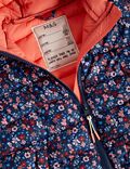 Lehká zateplená květovaná bunda s&nbsp;technologií Stormwear™ (2–8&nbsp;let)