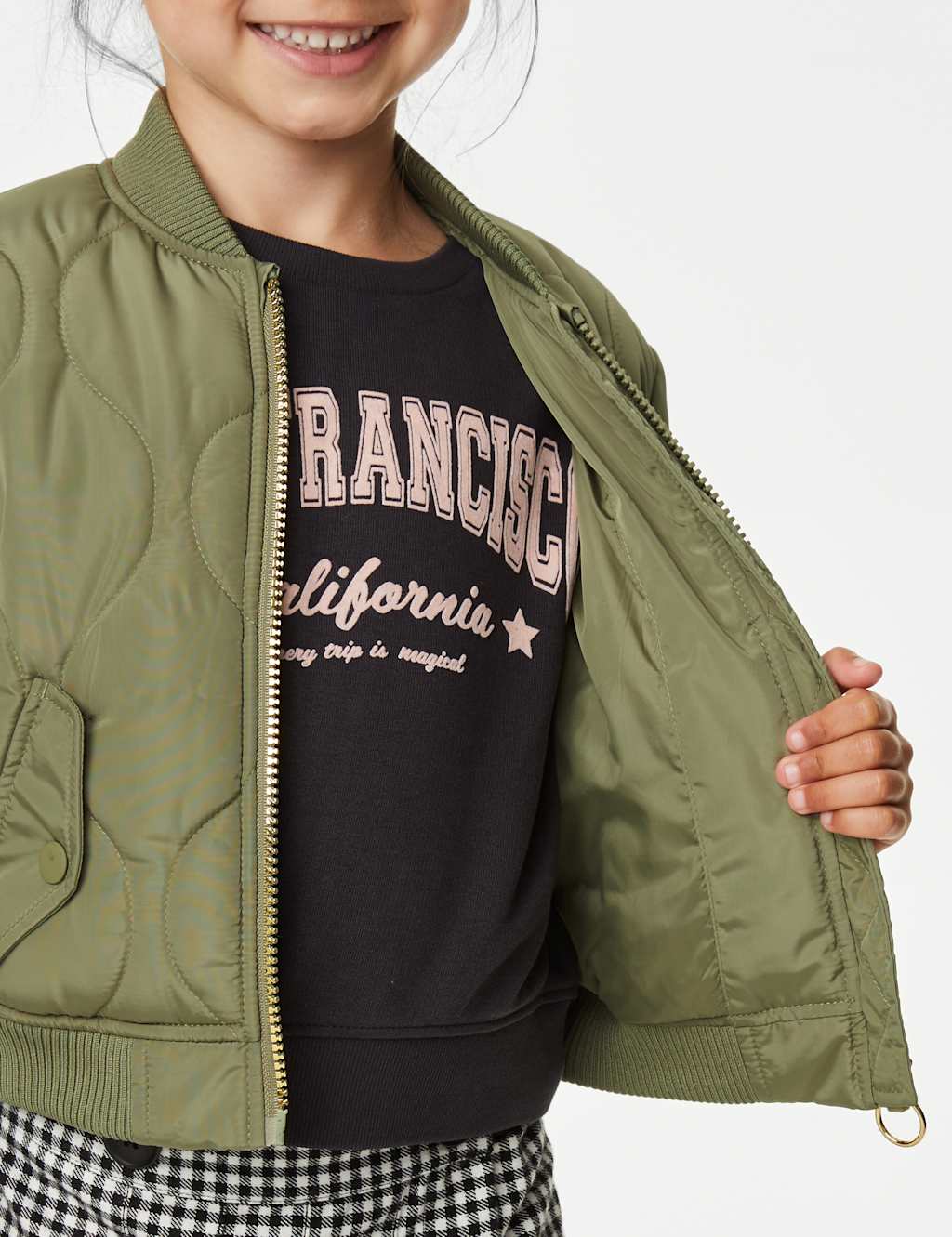 Mini Me Quilted Bomber (2-8 Yrs) image 5