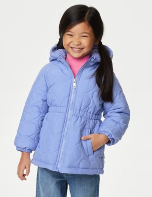

Girls M&S Collection Quilted Padded Coat (2-8 Yrs) - Medium Lilac, Medium Lilac
