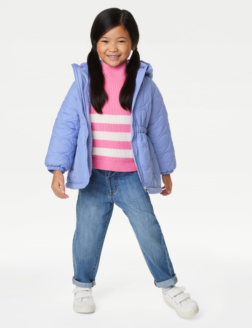 Quilted Padded Coat (2-8 Yrs) image 3
