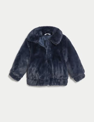 Faux Fur Bomber (2-8 Yrs)