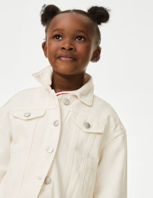 

Girls M&S Collection Denim Jacket (2-8 Yrs) - Ecru, Ecru