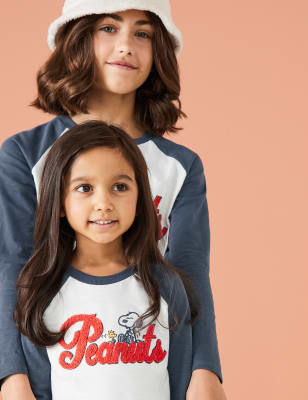 

M&S Collection Top 100% algodón de Snoopy™ (2-6 años) - White, White