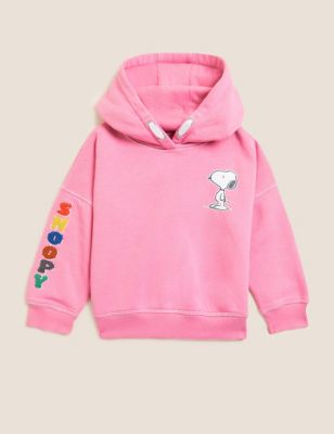 M&S Girls Snoopy  Cotton Rich Hoodie (2-6 Yrs)