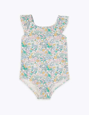 Ditsy Floral Swimsuit (2-7 Yrs) | M&S