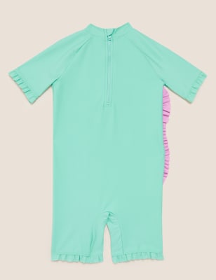 

M&S Collection Badeanzug mit Seepferdchenmotiv (2-7 J.) - Aqua, Aqua