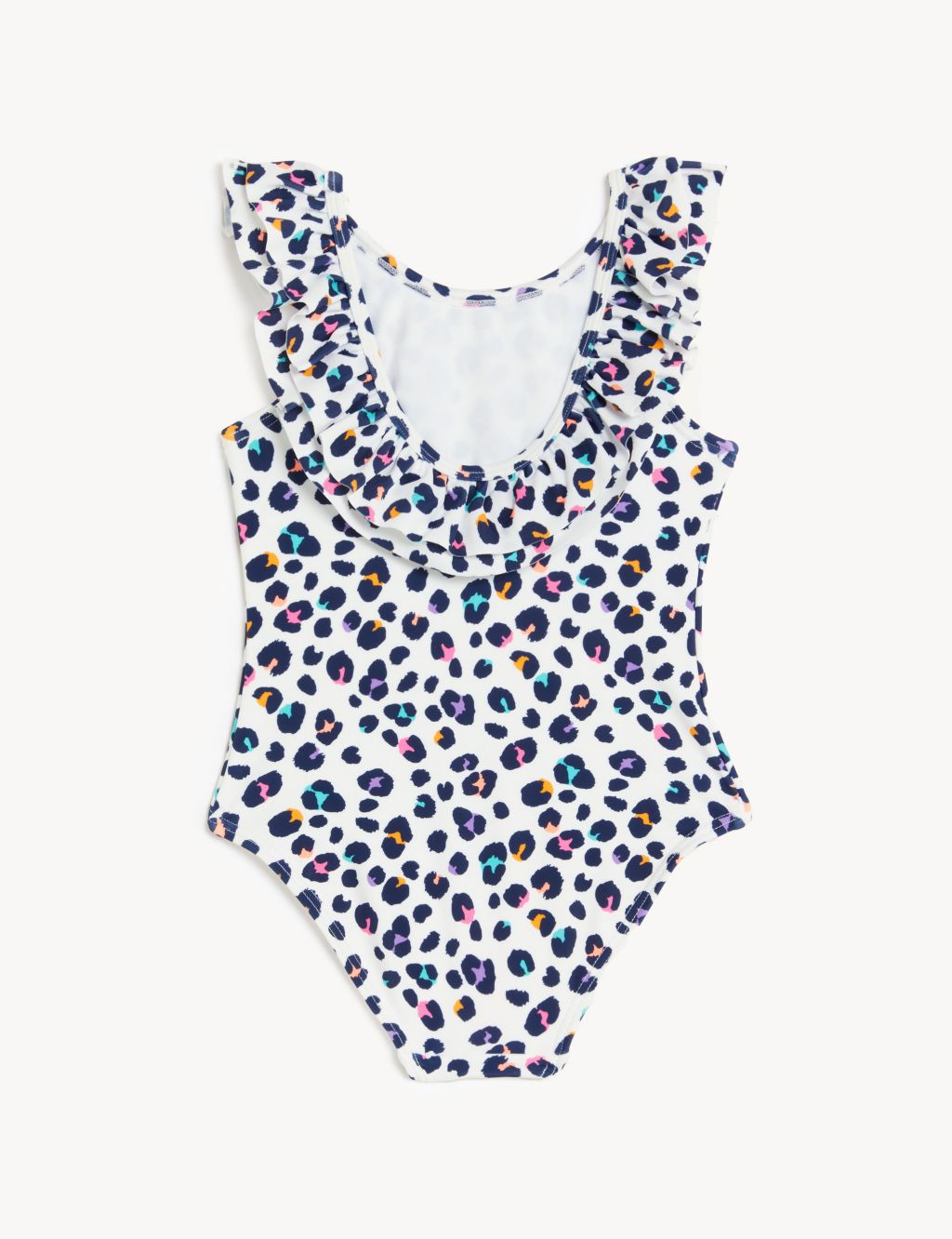 Leopard Print Frill Swimsuit (2-8 Yrs) image 2