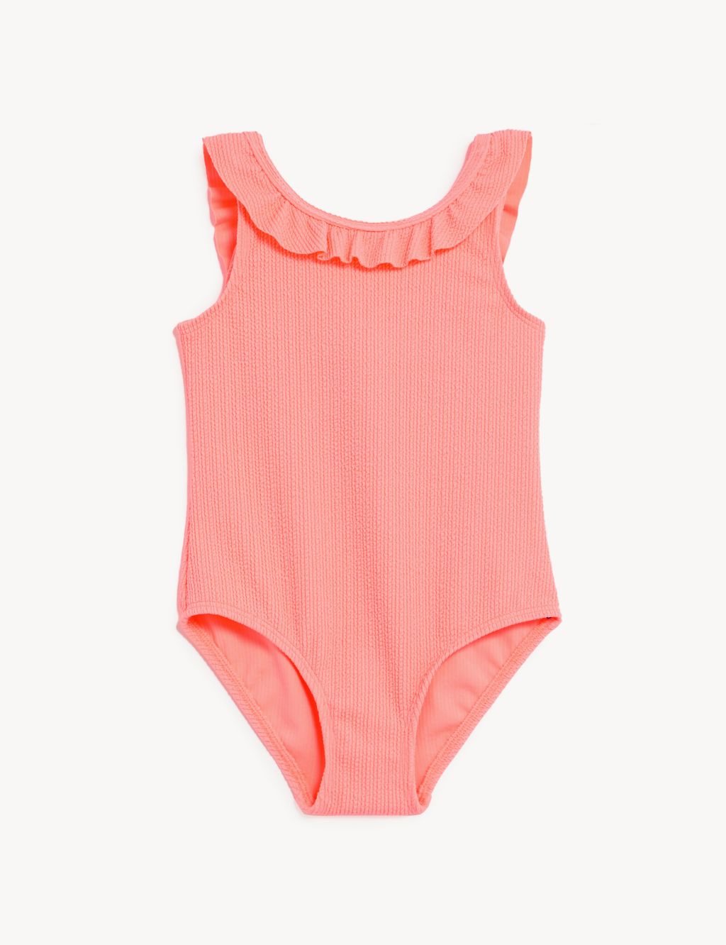 Frill Textured Swimsuit (2-8 Yrs) image 1