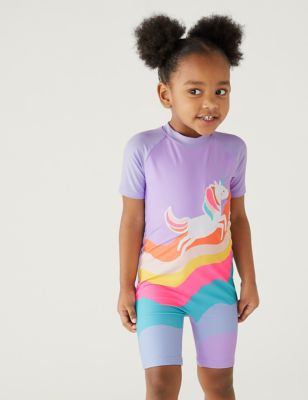 Unicorn Long Sleeve All In One (2-8 Yrs)