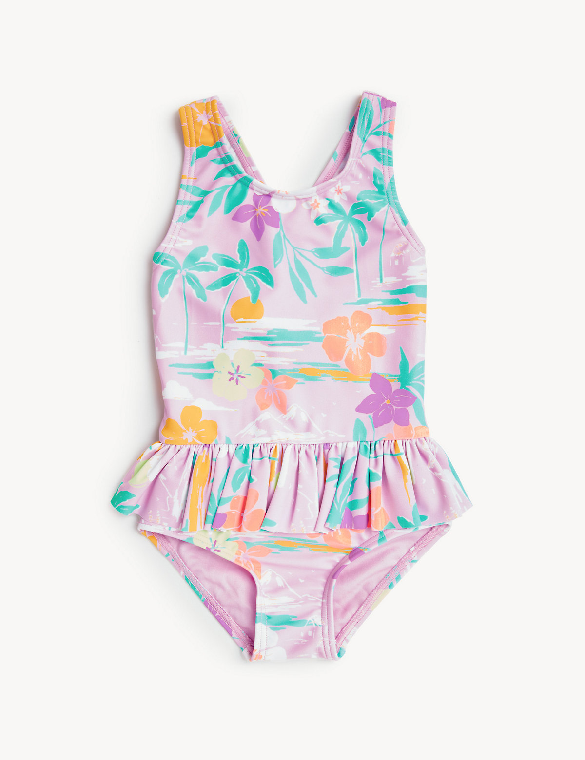 Palm Print Swimsuit