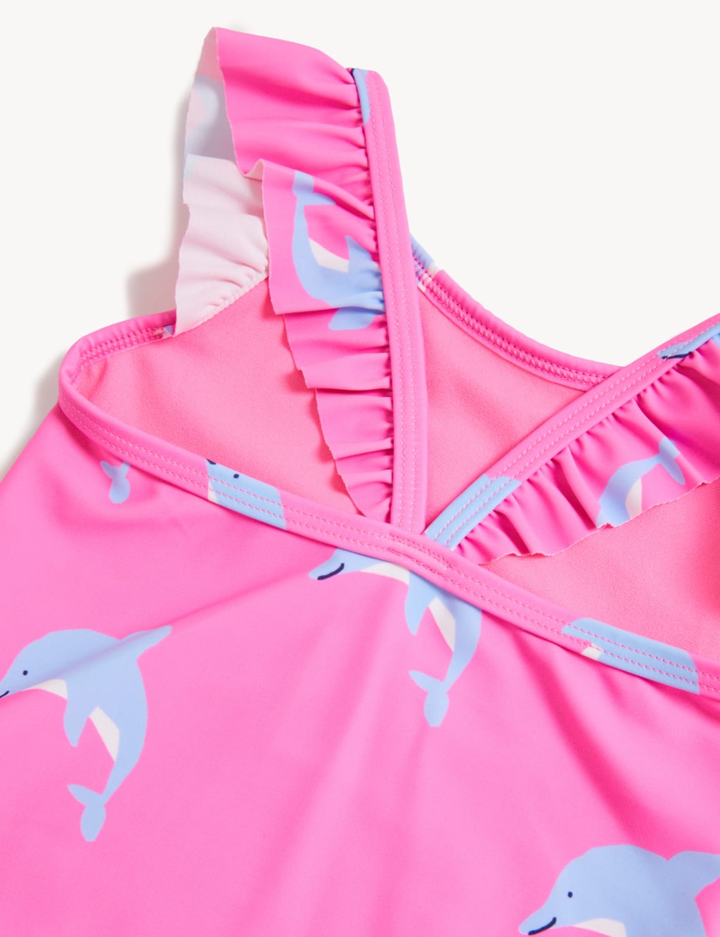 2pk Dolphin Frill Swimsuits (2-8 Yrs) image 2