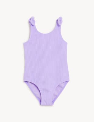 

Girls M&S Collection Crinkle Swimsuit (2-8 Yrs) - Lilac, Lilac