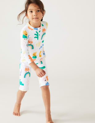 

Girls M&S Collection Peppa Pig™ Long Sleeve Swimsuit (2-8 Yrs) - White, White