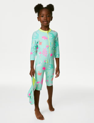 2pc Sea Life Long Sleeve Swim Set