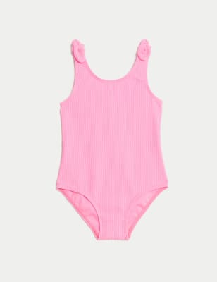 

Girls M&S Collection Crinkle Swimsuit (2-8 Yrs) - Pink, Pink