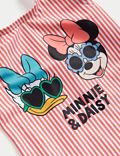 Maillot de bain à motif Minnie Mouse™ et rayures (du 2 au 8&nbsp;ans)