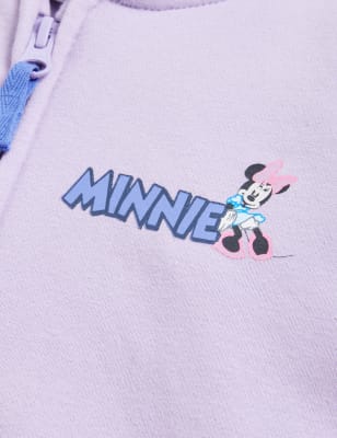 

M&S Collection Hoodie mit hohem Baumwollanteil und Minnie Mouse™-Motiv (2-7 J.) - Lilac, Lilac