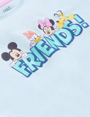 

Girls M&S Collection 2pk Pure Cotton Minnie Mouse™ T-Shirts (2-7 Yrs) - Multi, Multi