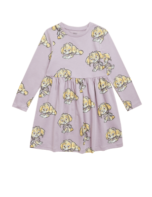 

Girls M&S Collection Pure Cotton PAW Patrol™ Dress (2-7 Yrs) - Lilac, Lilac