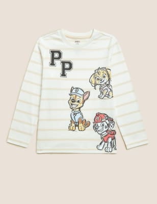 

Girls M&S Collection Pure Cotton PAW Patrol™ Top (2-7 Yrs) - White, White