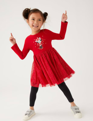 Minnie mouse christmas 2025 dress for toddlers