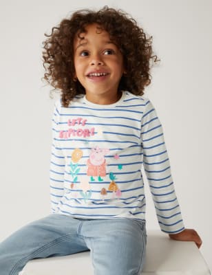 

M&S Collection Top 100% algodón de Peppa Pig™ (2-7 años) - White, White