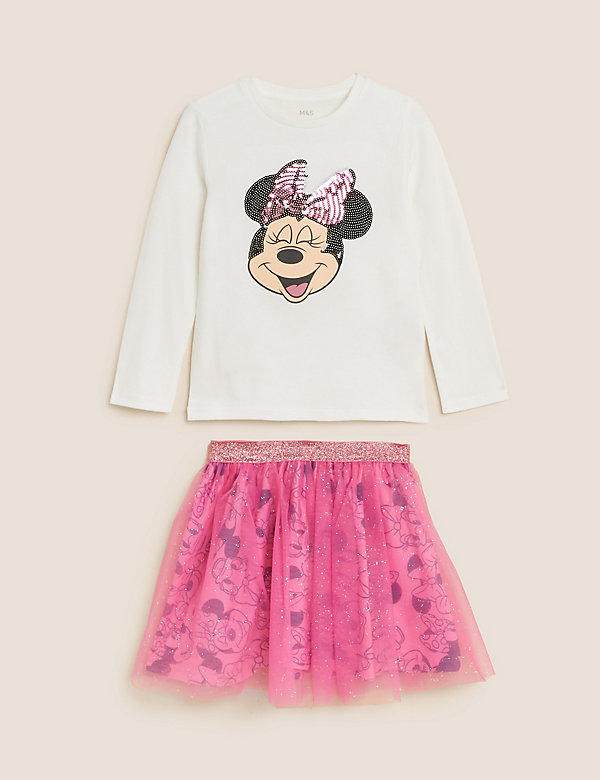 2pc Minnie Mouse™ Top & Bottom Outfit (2-7 Yrs)