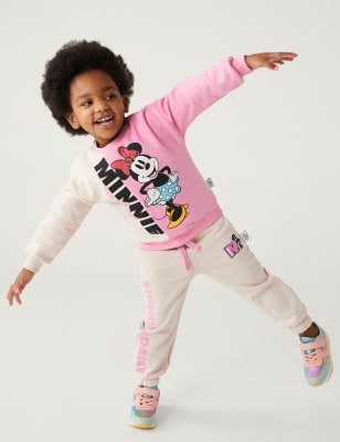 Cotton Rich Minnie Mouse™ Joggers (2-8 Yrs) - ES