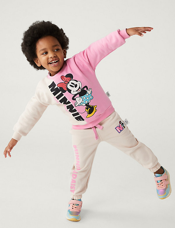 Cotton Rich Minnie Mouse™ Joggers (2-8 Yrs) - FR