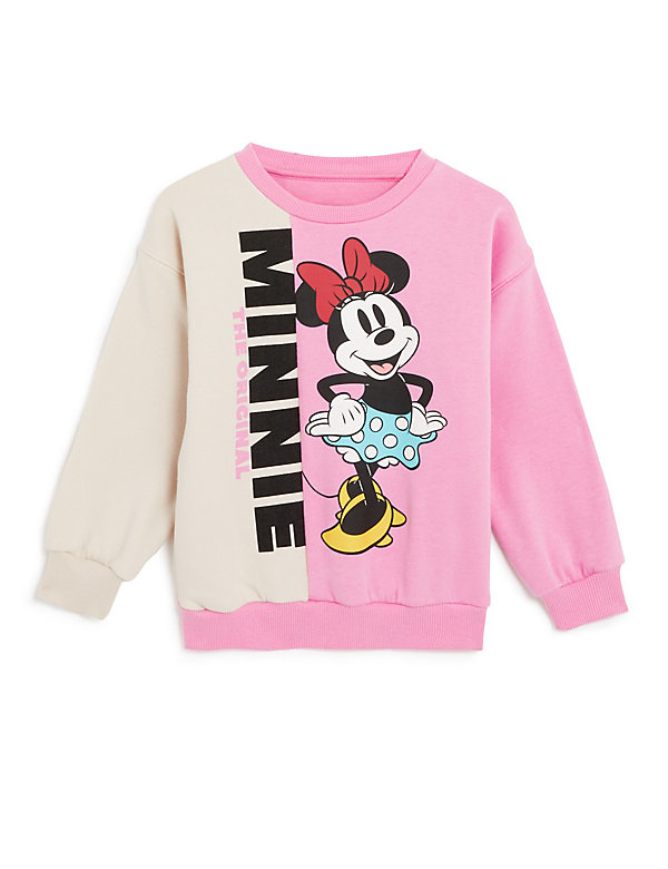 سويت شيرت من القطن الغني بنقشة Minnie Mouse™ (من 2-8 سنوات) - SA