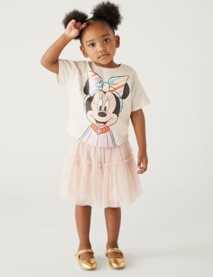 

M&S Collection Camiseta 100% algodón de Minnie Mouse™ (2-8 años) - Cream, Cream
