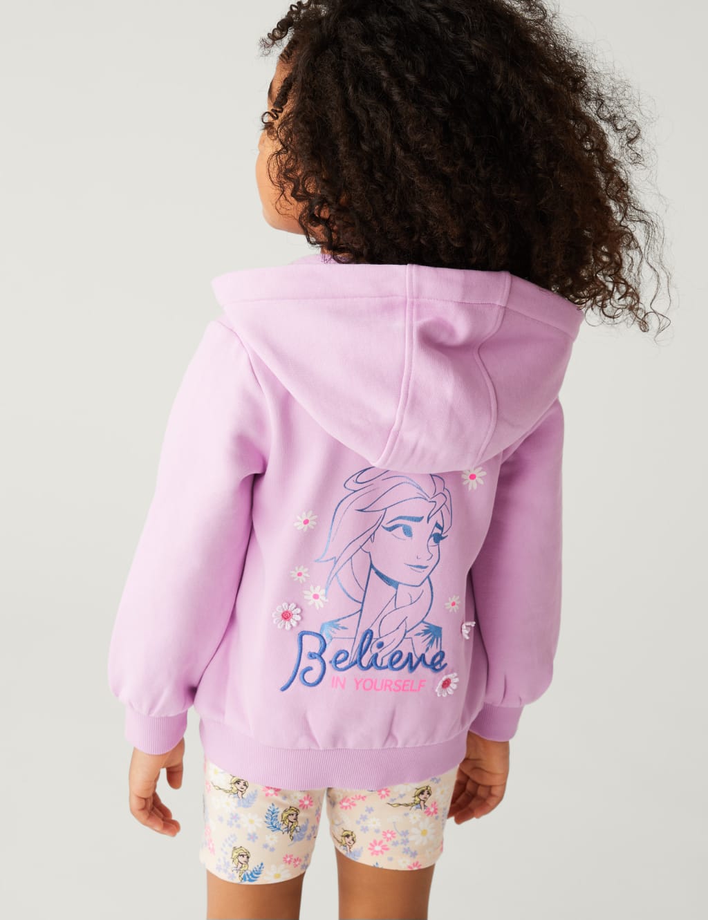 Cotton Rich Disney Frozen™ Hoodie (2-10 Yrs) image 2