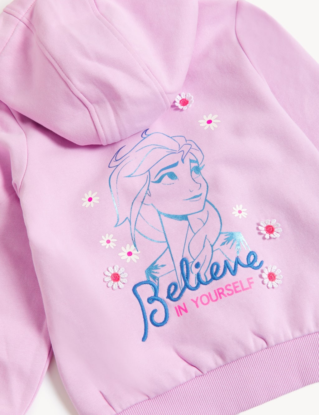 Cotton Rich Disney Frozen™ Hoodie (2-10 Yrs) image 5